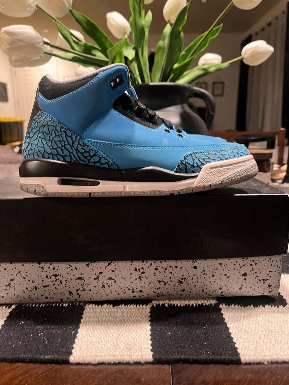 Buy Air Jordan 3 Retro BG 'Powder Blue' - 398614 406 5 youth